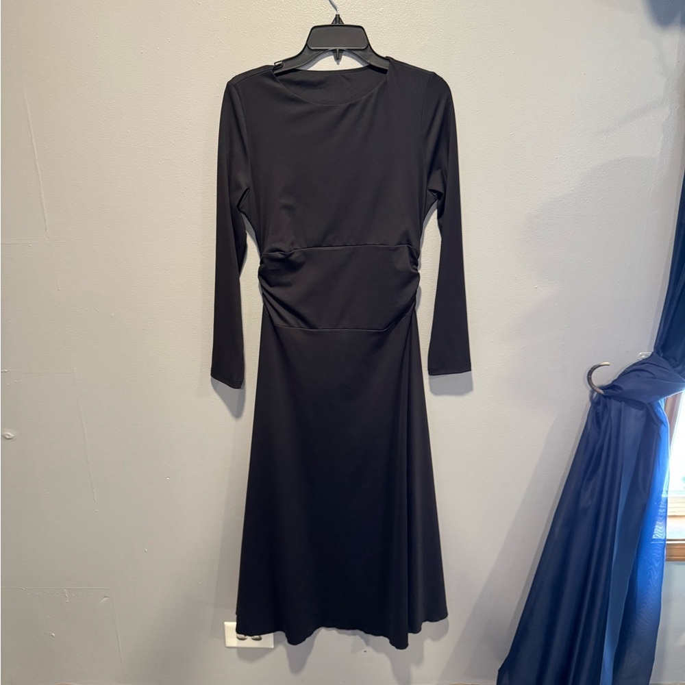 Amazon Elegant Black Long Sleeve Dress
